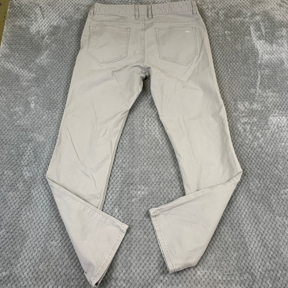 Stio Rivet Canvas Pant Mens 35L Light Khaki Tan Organic Cotton Stretch 200091 - Picture 4 of 11